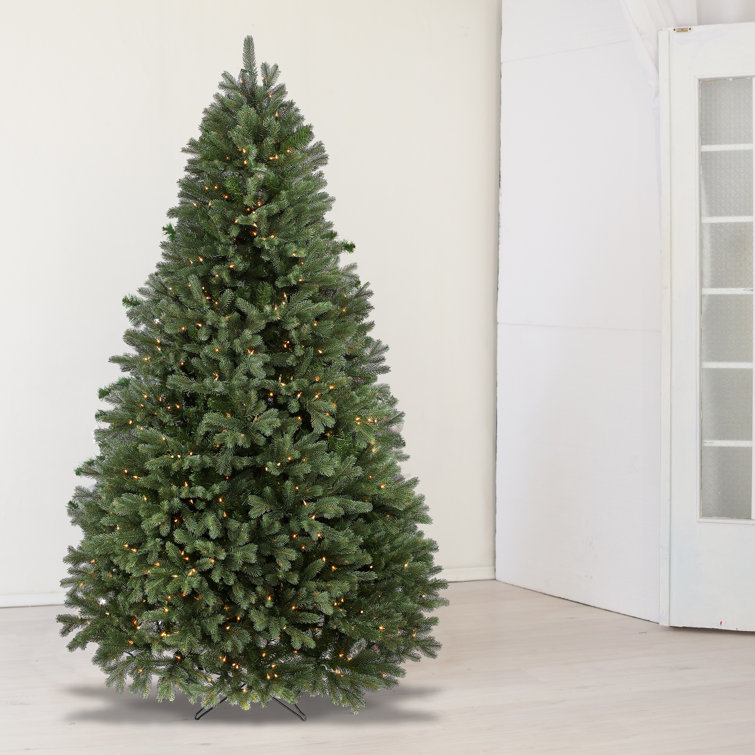 The Holiday Aisle® Green Spruce Artificial Christmas Tree with Color